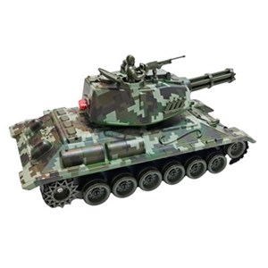 اسباب بازی تانک کنترلی شارژی دودزا و تیر پرتاب کن تیر ژله ای مدل Tank Remote Control_اسباب بازی ماشین کنترلی