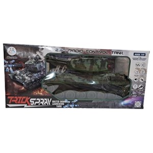 اسباب بازی تانک کنترلی شارژی دودزا و تیر پرتاب کن تیر ژله ای مدل Tank Remote Control_اسباب بازی ماشین کنترلی