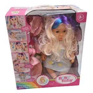 عروسک دخترانه بیبی بورن 6 کاره مدل BABY TOBy _اسباب بازی عروسک دخترانه