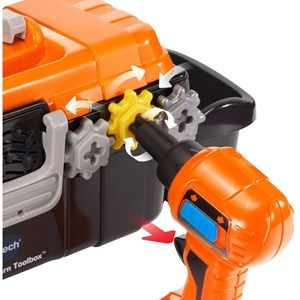 اسباب بازی نوزادی جعبه ابزار موزیکال Vtech مدل My 1Set Toolbox _اسباب بازی نوزادی