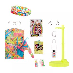 عروسک دخترانه LOL Surprise سری OMG مدل MGA - LOL Surprise - OMG Present Surprise Fashion Doll Sketches _اسباب بازی عروسک دخترانه