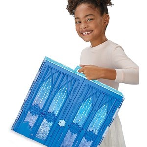 قصر یخی دیزنی تاشو فروزن 2 به همراه پرنسس السا مدل Hasbro - Disney Princess Frozen - Elsa's Fold and Go Ice Palace with Princess Elsa and Olaf_اسباب بازی عروسک دخترانه