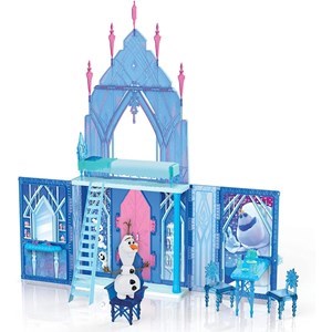 قصر یخی دیزنی تاشو فروزن 2 به همراه پرنسس السا مدل Hasbro - Disney Princess Frozen - Elsa's Fold and Go Ice Palace with Princess Elsa and Olaf_اسباب بازی عروسک دخترانه