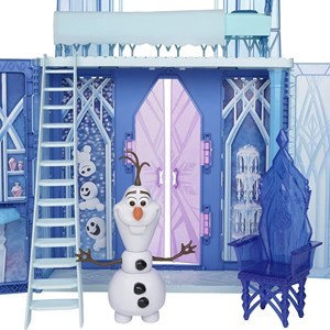قصر یخی دیزنی تاشو فروزن 2 به همراه پرنسس السا مدل Hasbro - Disney Princess Frozen - Elsa's Fold and Go Ice Palace with Princess Elsa and Olaf_اسباب بازی عروسک دخترانه
