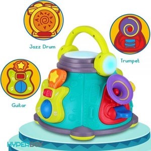 اسباب بازی کیف موزیکال هولی تویز 3119 Hola Toys Activity Music Cube _اسباب بازی نوزادی