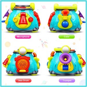 اسباب بازی کیف موزیکال هولی تویز 3119 Hola Toys Activity Music Cube _اسباب بازی نوزادی