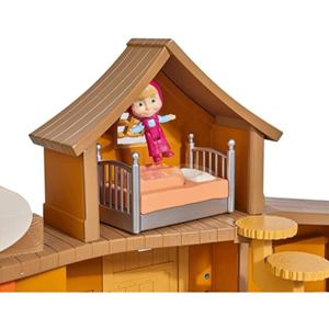 اسباب بازی ست خانه‌ی بزرگ میشا به همراه فیگور ماشا و میشا مدل Masha And The Bear - Big Bear House_اسباب بازی لوازم خانگی