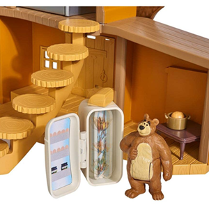 اسباب بازی ست خانه‌ی بزرگ میشا به همراه فیگور ماشا و میشا مدل Masha And The Bear - Big Bear House_اسباب بازی لوازم خانگی