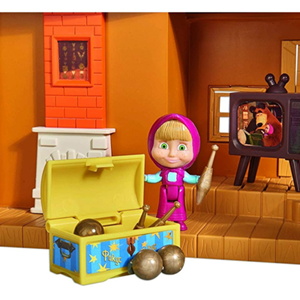 اسباب بازی ست خانه‌ی بزرگ میشا به همراه فیگور ماشا و میشا مدل Masha And The Bear - Big Bear House_اسباب بازی لوازم خانگی
