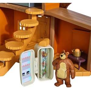 اسباب بازی ست خانه‌ی بزرگ میشا به همراه فیگور ماشا و میشا مدل Masha And The Bear - Big Bear House_اسباب بازی لوازم خانگی