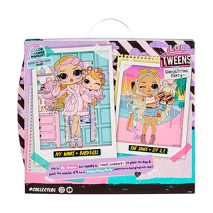 عروسک دخترانه پک 2 تایی LOL Surprise سری Tweens مدل MGA - LOL Surprise - Tweens - Baby Sitting Party - Ivy Winks with BabyDoll _اسباب بازی عروسک دخترانه