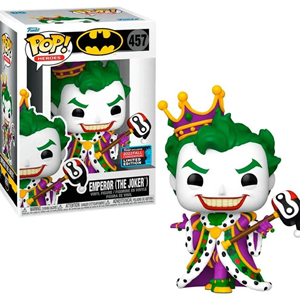 اسباب بازی اکشن فیگور اسپشیال 9 سانتی فانکو پاپ جوکر امپراطور مدل Funko POP - Heroes - DC Comics - Emperor (The Joker) - Exclusive _اسباب بازی اکشن فیگور