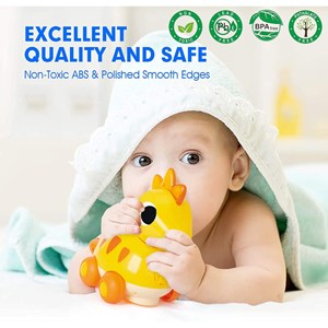 دایناسور موزیکال هولی تویز نارنجی مدل Hola Toys 6110_اسباب بازی نوزادی