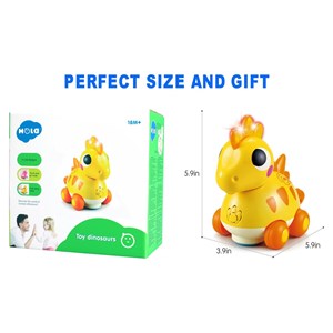 دایناسور موزیکال هولی تویز نارنجی مدل Hola Toys 6110_اسباب بازی نوزادی