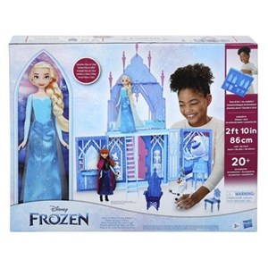 اسباب بازی قصر یخی دیزنی تاشو فروزن 2 به همراه پرنسس السا مدل Disney Princess Frozen - Elsa's Fold and Go Ice Palace with Princess Elsa and Olaf_اسباب بازی لوازم خانگی