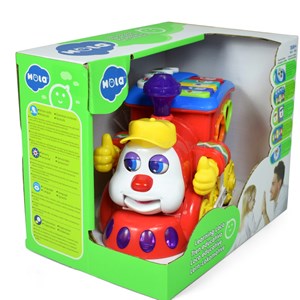 اسباب بازی نوزادی موزیکال قطار میوه ای هولی تویز مدل 556 Hola Smart Q&A Musical Cartoon Train _اسباب بازی نوزادی