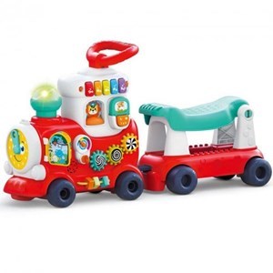 اسباب بازی نوزادی واکر چندکاره موزیکال طرح قطار هولی تویز مدل Hola Toys E8990 _اسباب بازی نوزادی