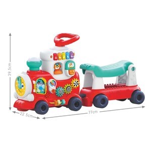 اسباب بازی نوزادی واکر چندکاره موزیکال طرح قطار هولی تویز مدل Hola Toys E8990 _اسباب بازی نوزادی