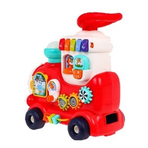 اسباب بازی نوزادی واکر چندکاره موزیکال طرح قطار هولی تویز مدل Hola Toys E8990 _اسباب بازی نوزادی