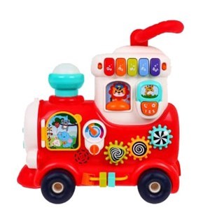 اسباب بازی نوزادی واکر چندکاره موزیکال طرح قطار هولی تویز مدل Hola Toys E8990 _اسباب بازی نوزادی