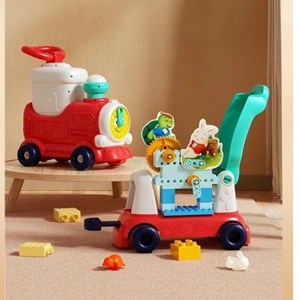 اسباب بازی نوزادی واکر چندکاره موزیکال طرح قطار هولی تویز مدل Hola Toys E8990 _اسباب بازی نوزادی