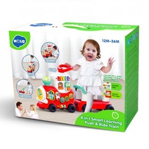 اسباب بازی نوزادی واکر چندکاره موزیکال طرح قطار هولی تویز مدل Hola Toys E8990 _اسباب بازی نوزادی