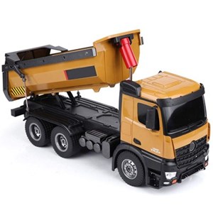 اسباب بازی ماشین کنترلی شارژی کامیون راه سازی حرفه ای هوینا مدل Huina Dump Truck 1573 مقیاس 1:14_اسباب بازی ماشین کنترلی