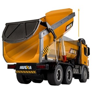 اسباب بازی ماشین کنترلی شارژی کامیون راه سازی حرفه ای هوینا مدل Huina Dump Truck 1573 مقیاس 1:14_اسباب بازی ماشین کنترلی