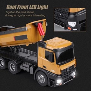 اسباب بازی ماشین کنترلی شارژی کامیون راه سازی حرفه ای هوینا مدل Huina Dump Truck 1573 مقیاس 1:14_اسباب بازی ماشین کنترلی