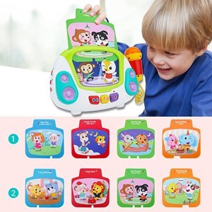 اسباب بازی نوزادی میکروفون موزیکال ضبط صدا هولی تویز مدل 3138 Hola Toys Karaoke Jukebox with Microphone for Kids _اسباب بازی موسیقی