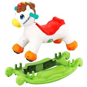 اسباب بازی نوزادی موزیکال دو کاره اسب الاکلنگی هولی تویز مدل Hola Toys Rocking Horse Children's Music 987 _اسباب بازی نوزادی