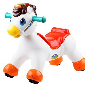 اسباب بازی نوزادی موزیکال دو کاره اسب الاکلنگی هولی تویز مدل Hola Toys Rocking Horse Children's Music 987 _اسباب بازی نوزادی