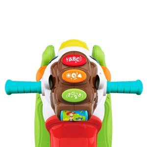 اسباب بازی نوزادی موزیکال دو کاره اسب الاکلنگی هولی تویز مدل Hola Toys Rocking Horse Children's Music 987 _اسباب بازی نوزادی