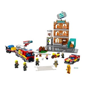اسباب بازی لگو سیتی عملیات آتش نشانی 766 قطعه مدل Fire Brigade - 60321 Building Kit_اسباب بازی لگو