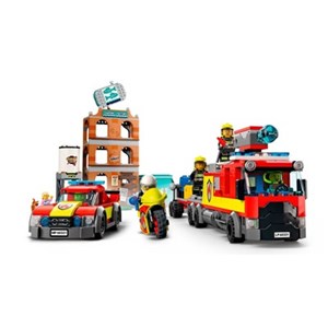 اسباب بازی لگو سیتی عملیات آتش نشانی 766 قطعه مدل Fire Brigade - 60321 Building Kit_اسباب بازی لگو