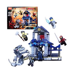 اسباب بازی لگو کریتور نینجا 406 قطعه مدل DECOOL 20012 Ninjutsu Palace Fight Creator_اسباب بازی لگو