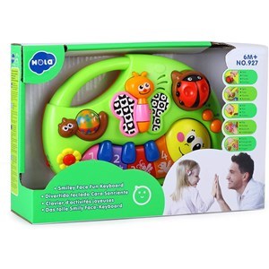 اسباب بازی موزیکال پیانو پروانه ای هولی تویز مدل 927 Hola Toys Piano Musical _اسباب بازی نوزادی