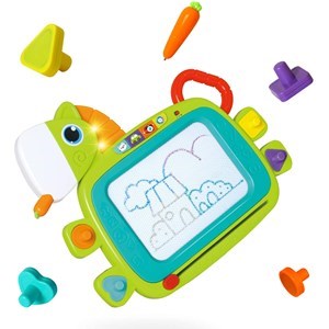 اسباب بازی نوزادی تخته سفید مگنتی موزیکال و چراغدار هولی تویز مدل 3131 Hola Toys EastSun Magnetic Drawing Board _اسباب بازی نوزادی