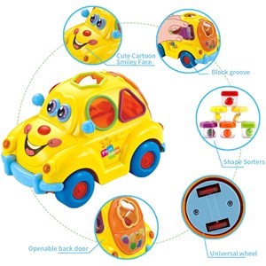اسباب بازی نوزادی موزیکال ماشین میوه ای هولی تویز مدل 516 Hola Toys Super Fun Fruit Car _اسباب بازی نوزادی