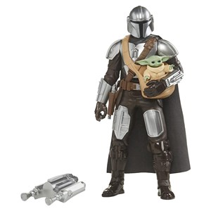 اسباب بازی اکشن فیگور 30 سانتی مندلورین به همراه بیبی یودا مدل Hasbro - Star Wars - Galactic Action - The Mandalorian and Grogu Interactive Electronic 12-Inch-Scale Figures _اسباب بازی اکشن فیگور