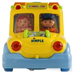 اسباب بازی موزیکال اتوبوس مدرسه هولی تویز مدل 796 Hola Toys Children Electric Bus Music Car _اسباب بازی نوزادی
