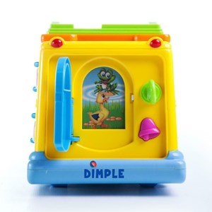 اسباب بازی موزیکال اتوبوس مدرسه هولی تویز مدل 796 Hola Toys Children Electric Bus Music Car _اسباب بازی نوزادی