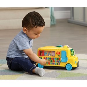 اسباب بازی نوزادی موزیکال اتوبوس بزرگ مدرسه هولی تویز مدل 3126 Hola Toys Musical School Bus _اسباب بازی نوزادی