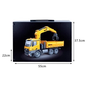 اسباب بازی ماشین کنترلی شارژی کامیون حرفه ای هوینا مدل 1575 HUINA Rc Timber Grab Truck Dumpe مقیاس 1:14_اسباب بازی ماشین کنترلی