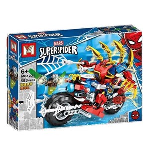 اسباب بازی لگو مارول موتور مرد عنکبوتی 553 قطعه مدل MG1231 Superspider_اسباب بازی لگو