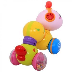 اسباب بازی نوزادی کرم خزنده موزیکال هولی تویز مدل 997 Hola Toys _اسباب بازی نوزادی