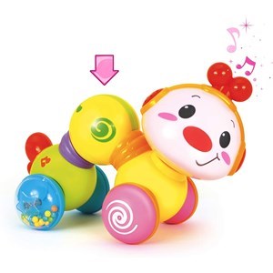 اسباب بازی نوزادی کرم خزنده موزیکال هولی تویز مدل 997 Hola Toys _اسباب بازی نوزادی