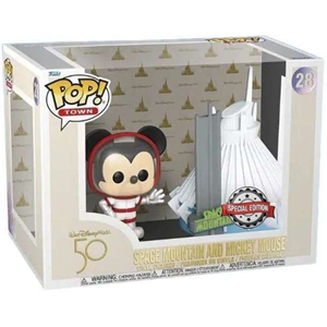 اسباب بازی اکشن فیگور اسپشیال 9 سانتی فانکو پاپ میکی ماوس و کوه فضایی مدل Funko POP - Town - Disney - Space Mountain and Mickey Mouse - Exclusive _اسباب بازی اکشن فیگور