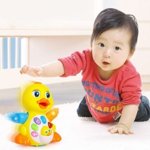اسباب بازی نوزادی اردک موزیکال هولی تویز مدل 808 Hola Toys Musical Duck _اسباب بازی نوزادی