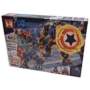 اسباب بازی لگو مارول کاپیتان آمریکا و ثور 343 قطعه مدل MG818D Captain America and Thor lego marvel_اسباب بازی لگو